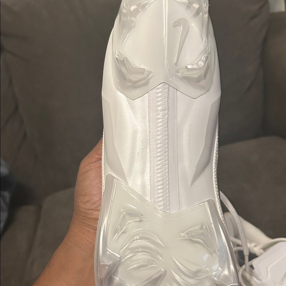 Nike Vapor Edge Elite 360 2 Men’s White&Silver Football Cleats:NEW NO BOX - Picture 14 of 14